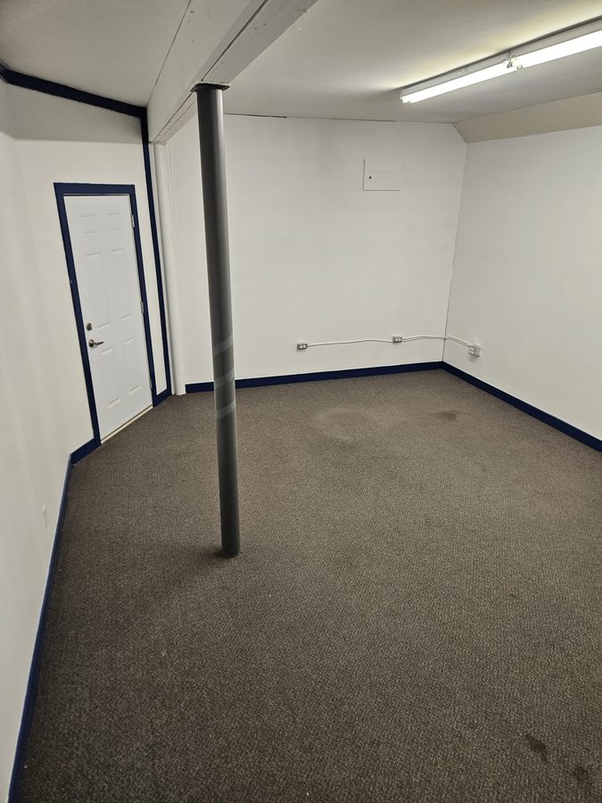 Chinook Glow space before construction — back room