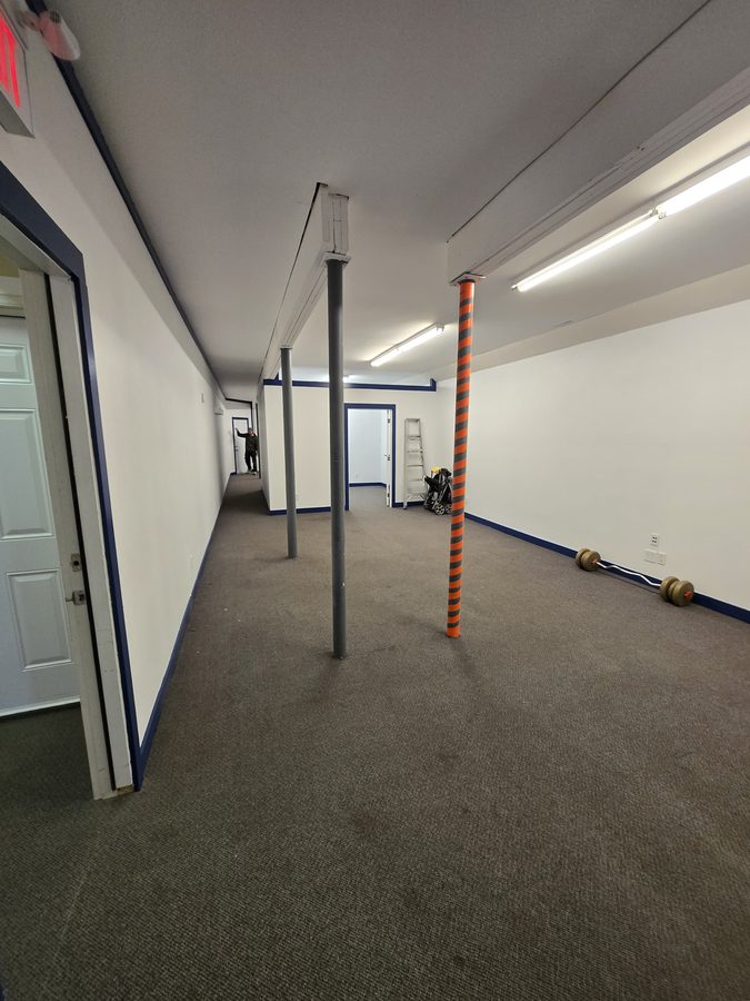 Chinook Glow second walkthrough April 2026 — corridor view