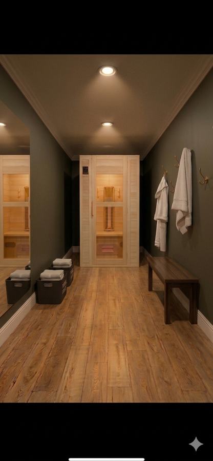 Infrared sauna room — Chinook Glow